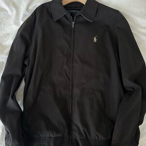 Polo Ralph Lauren Black Harrington Jacket Size S
